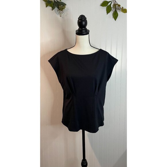 Nine West Womens Black Sleeveless Top Size L - Picture 6 of 14